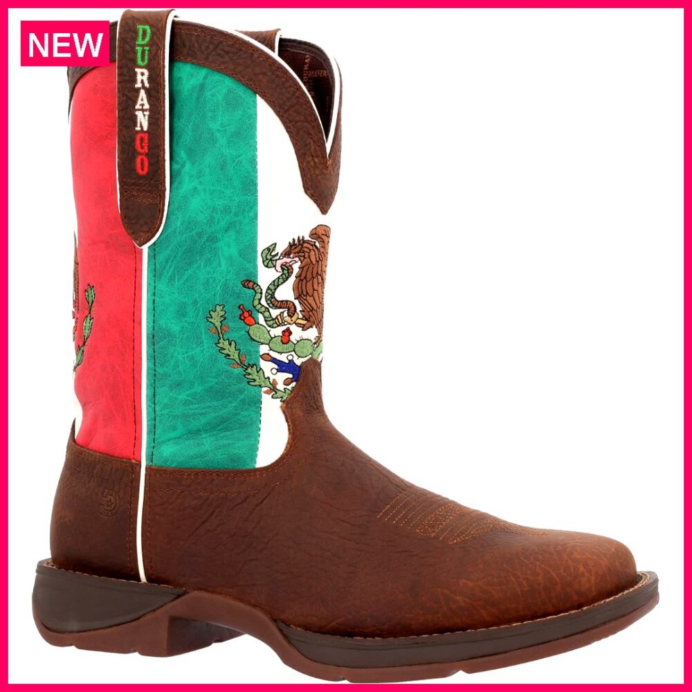 Men's Steel Toe Western Boots With Memory Foam Comfort